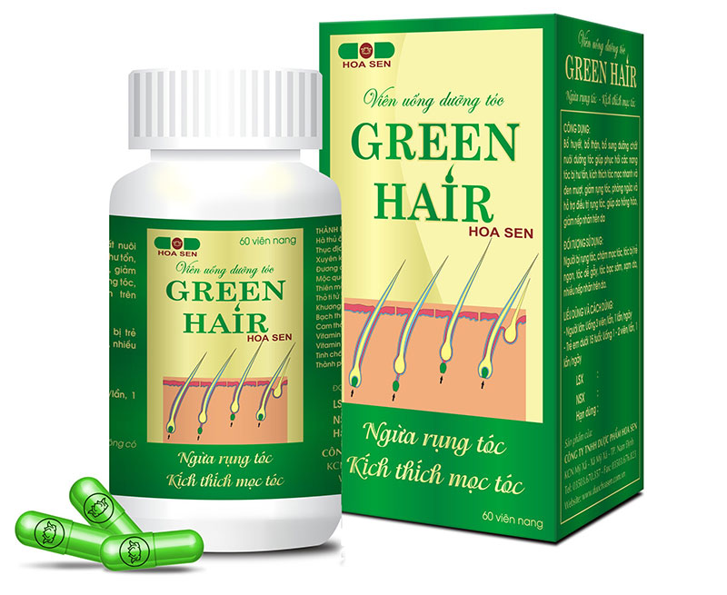 Green Hair viên uống ngân ngừa rụng tóc