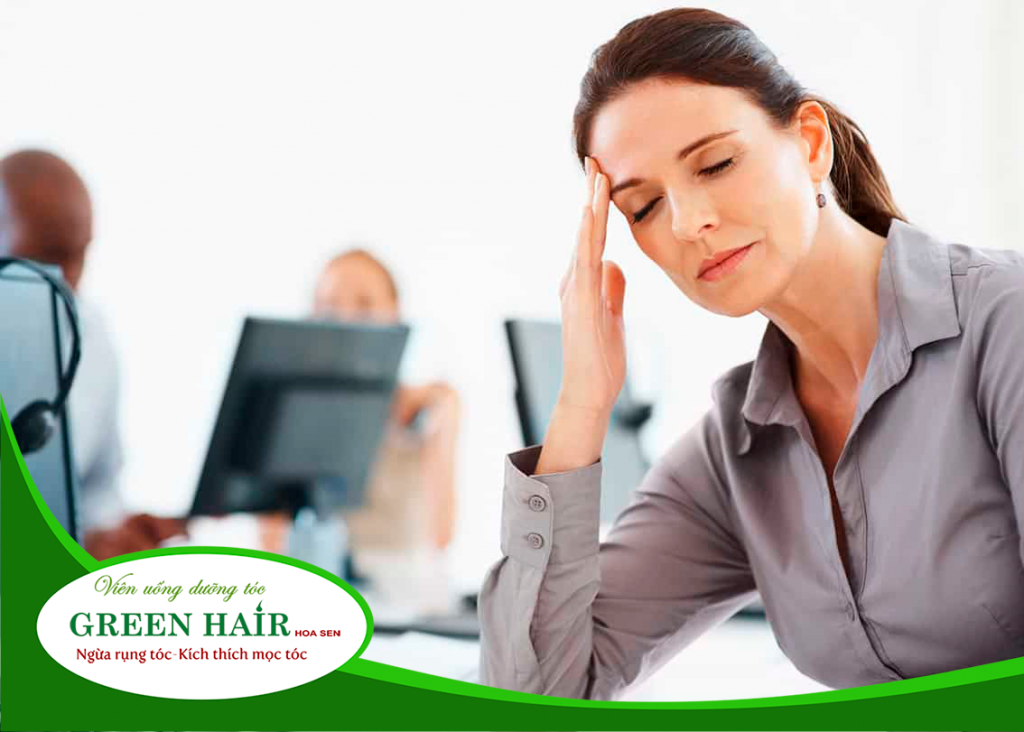 Stress, căng thẳng kéo dài là nguyên nhân rụng tóc hàng đầu